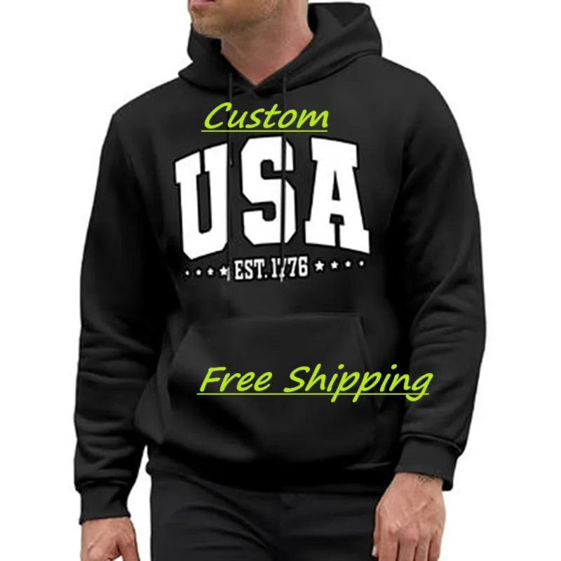 Lichtgewicht Hoodie Effen Zwart
