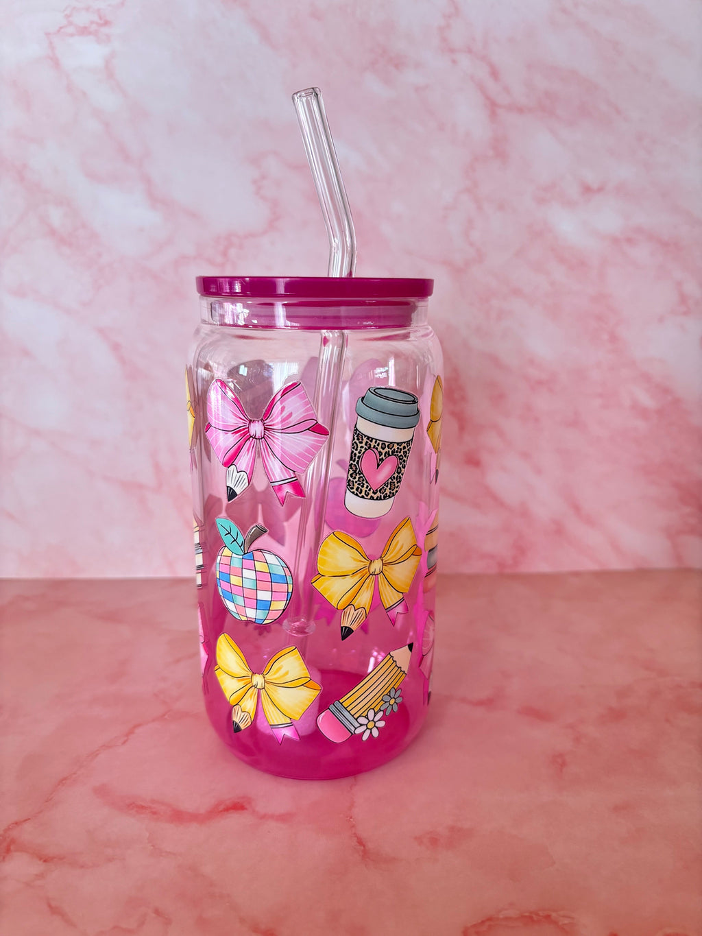 Cute pink aesthetic beker 🎀