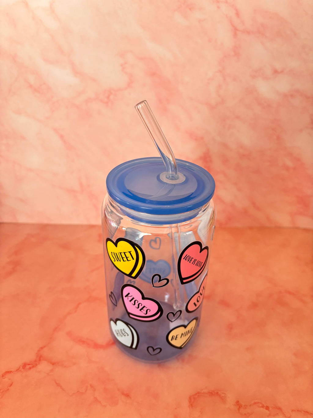 Cute hearts beker 💖