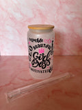Glazen “Girl Boss” drinkbeker