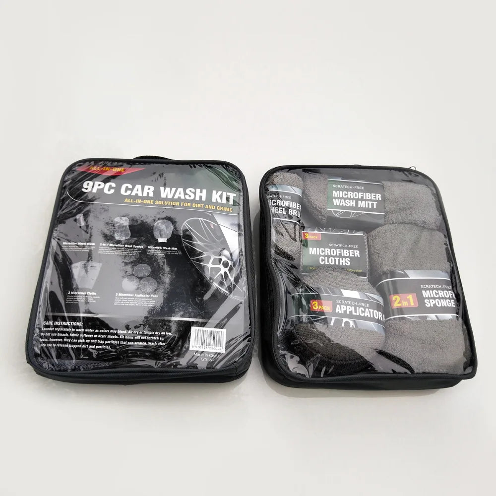 Car Cleaning 9-Piece Set