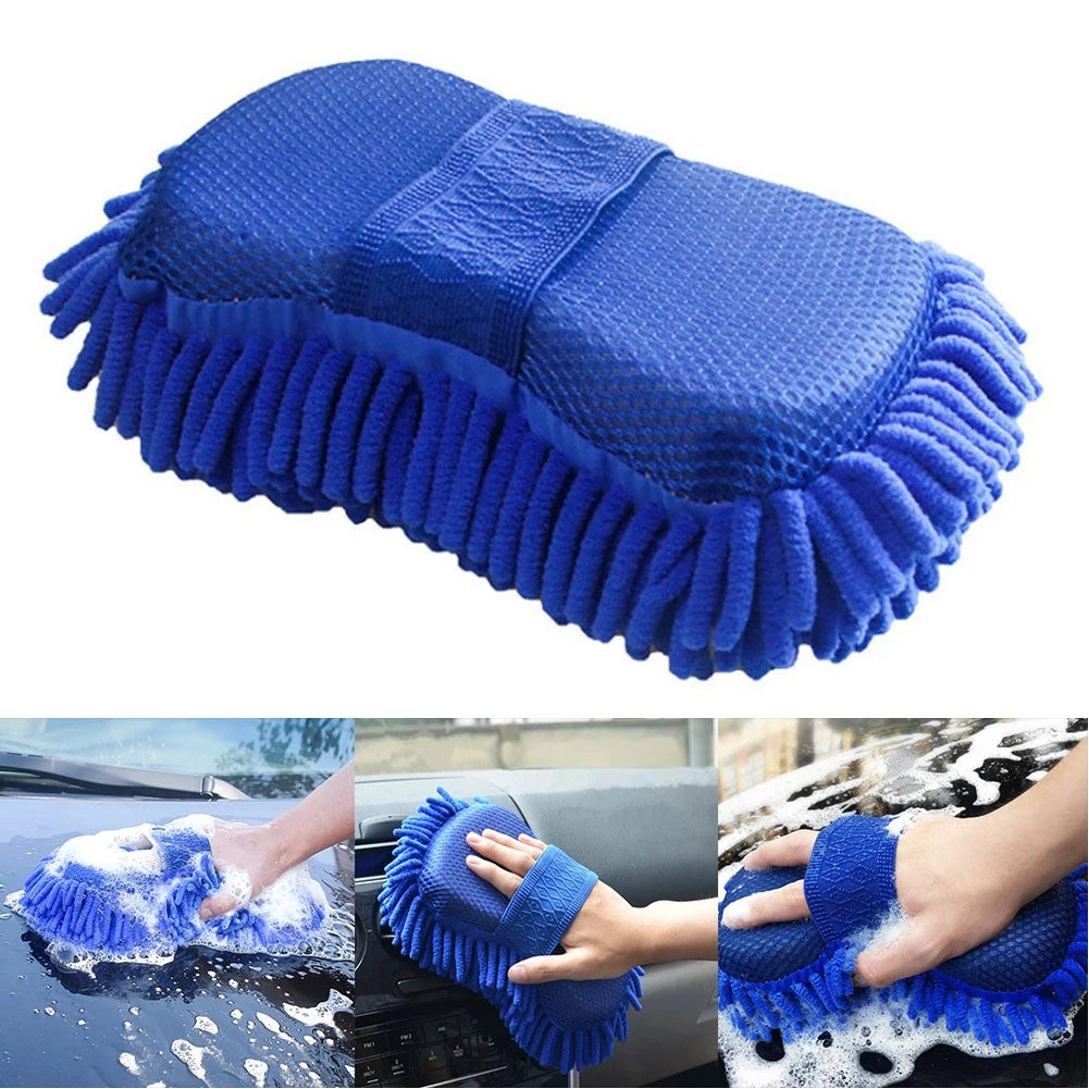 Microfiber car wash sponge