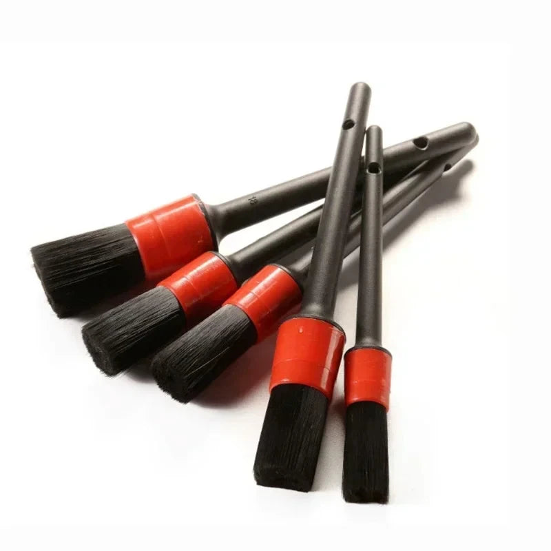 5 pieces car wash brush soft brush detailing brush